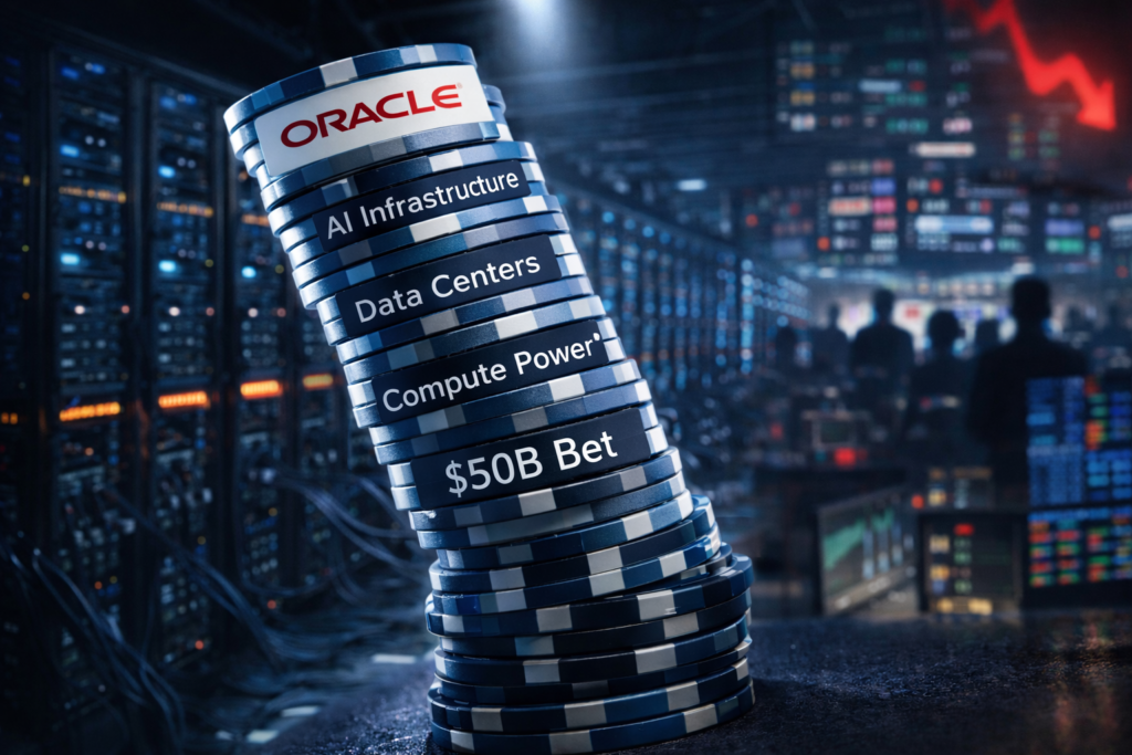 Oracle’s $50B "All-In" AI Gamble: Wall Street Shudders at Debt and Dilution